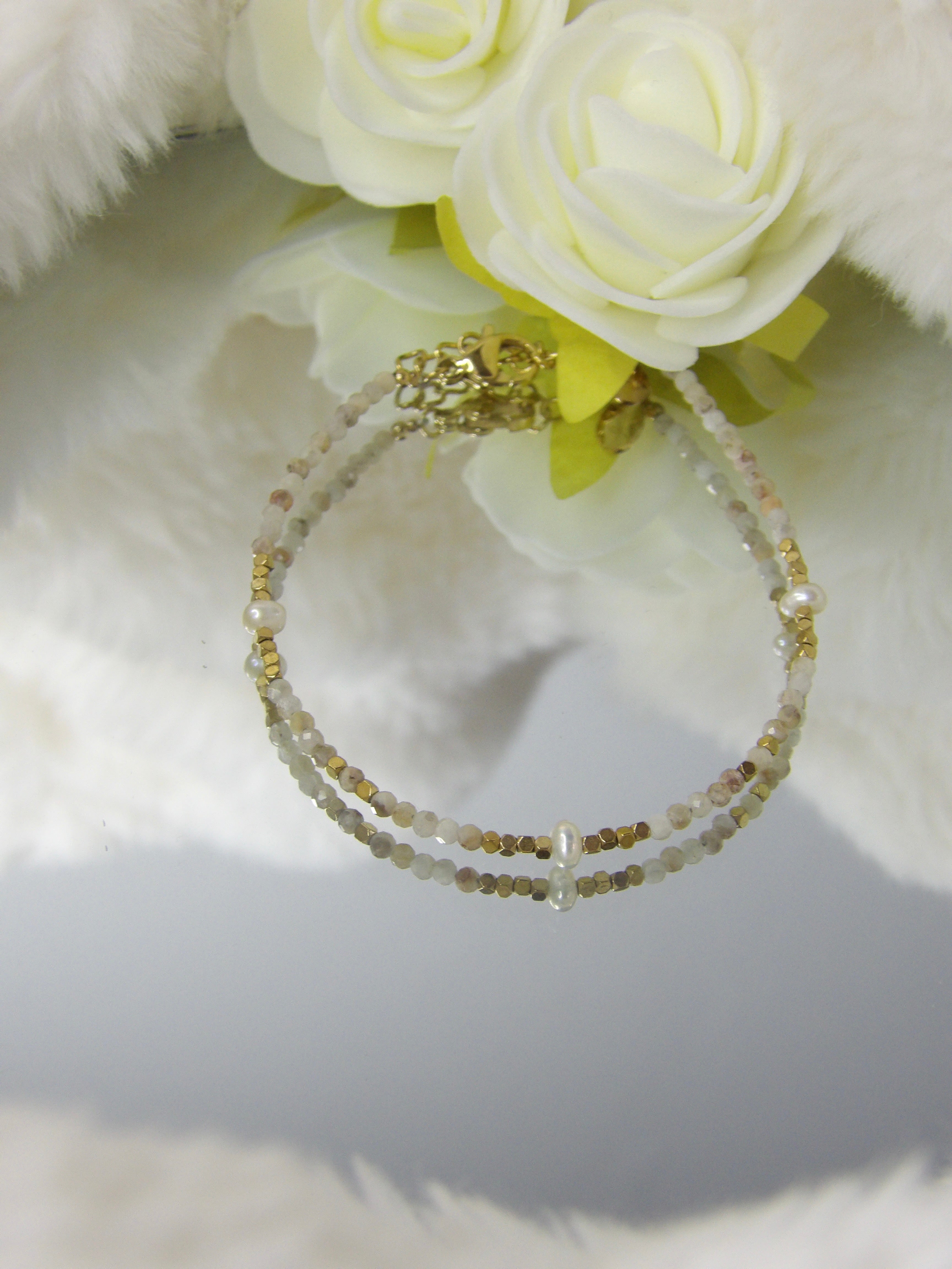 Bracelet Azuéra beige Madingwa