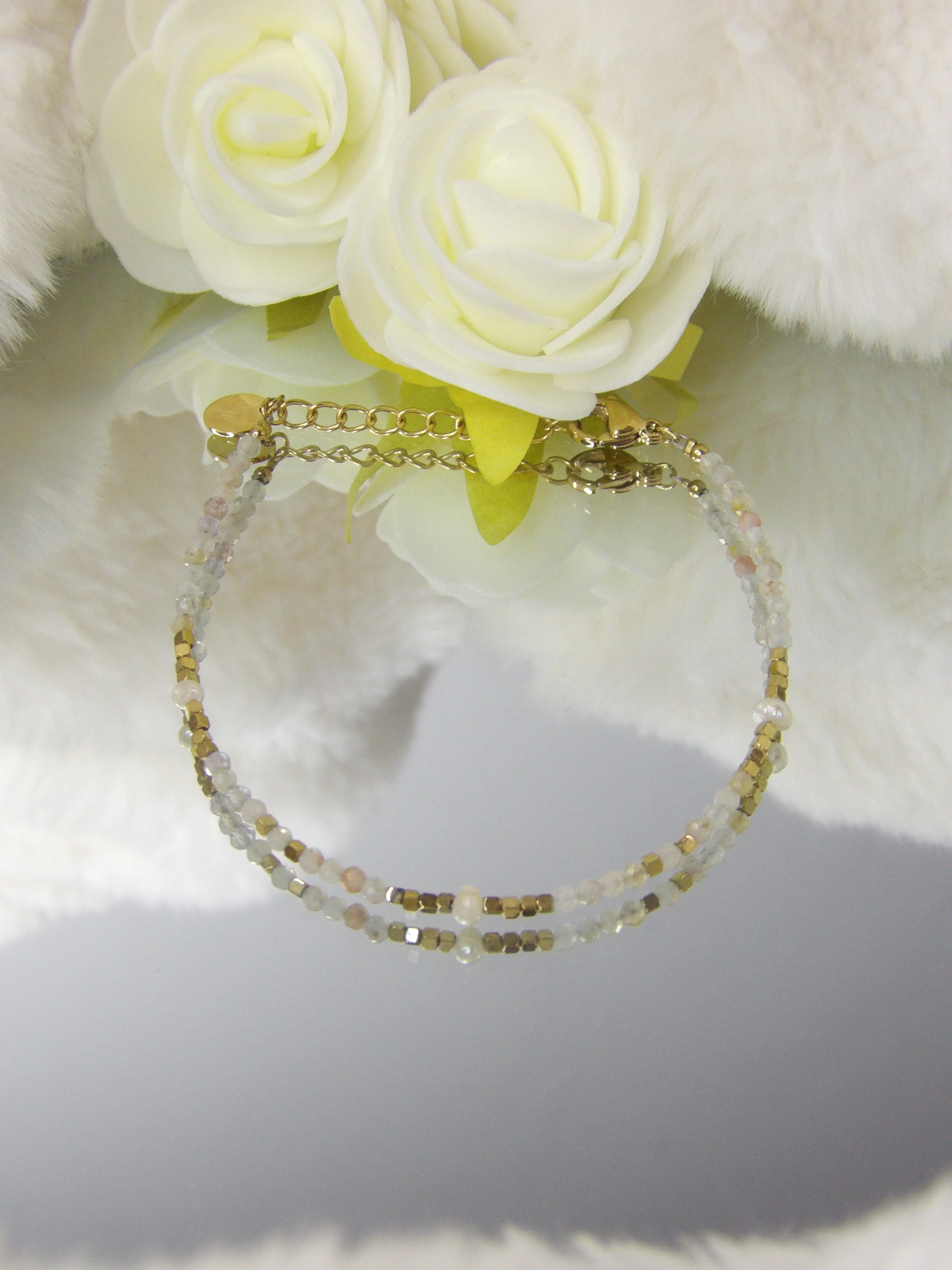 Bracelet Azuréa écru Madingwa