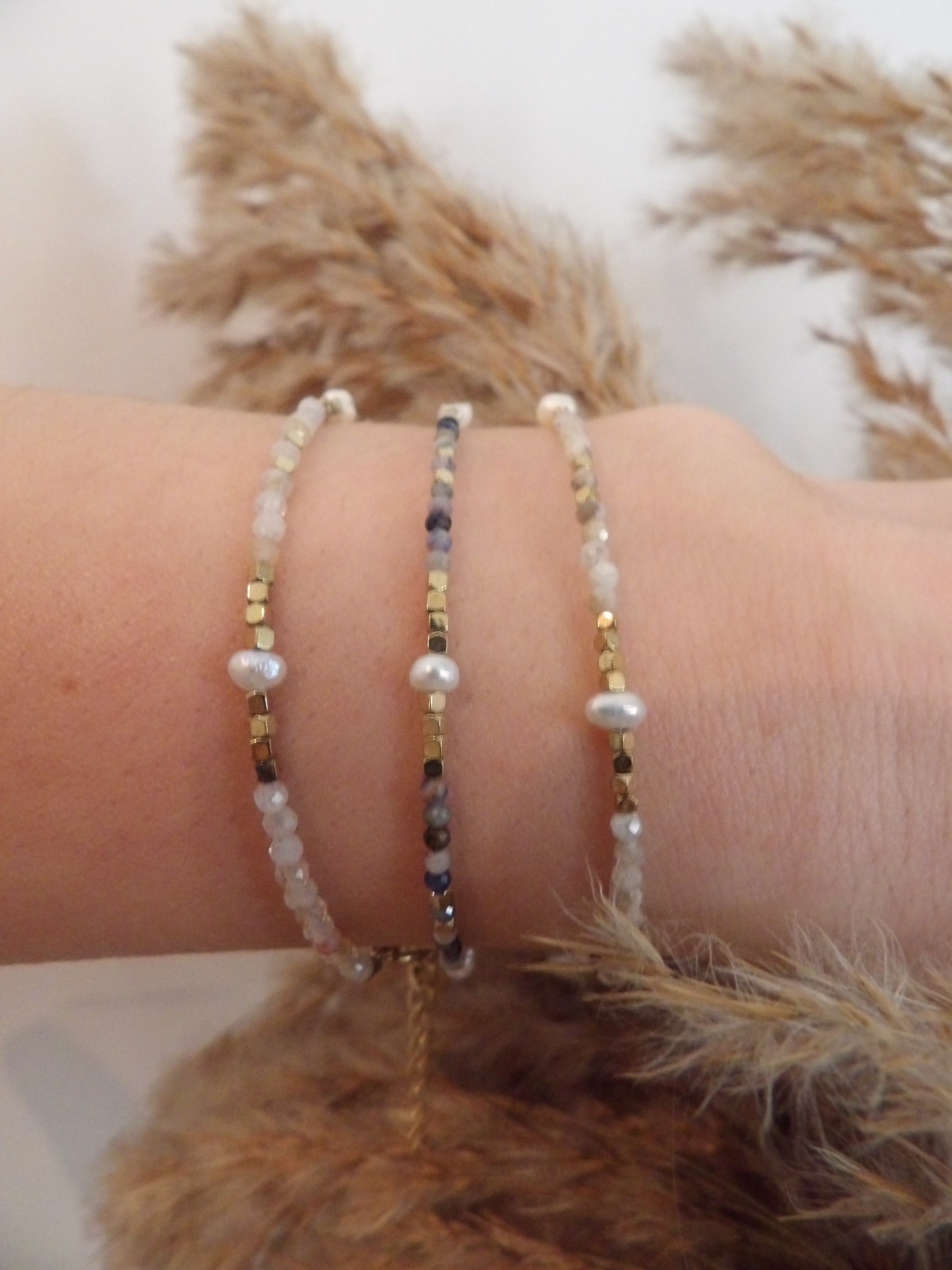 Bracelet Azuréa écru Madingwa