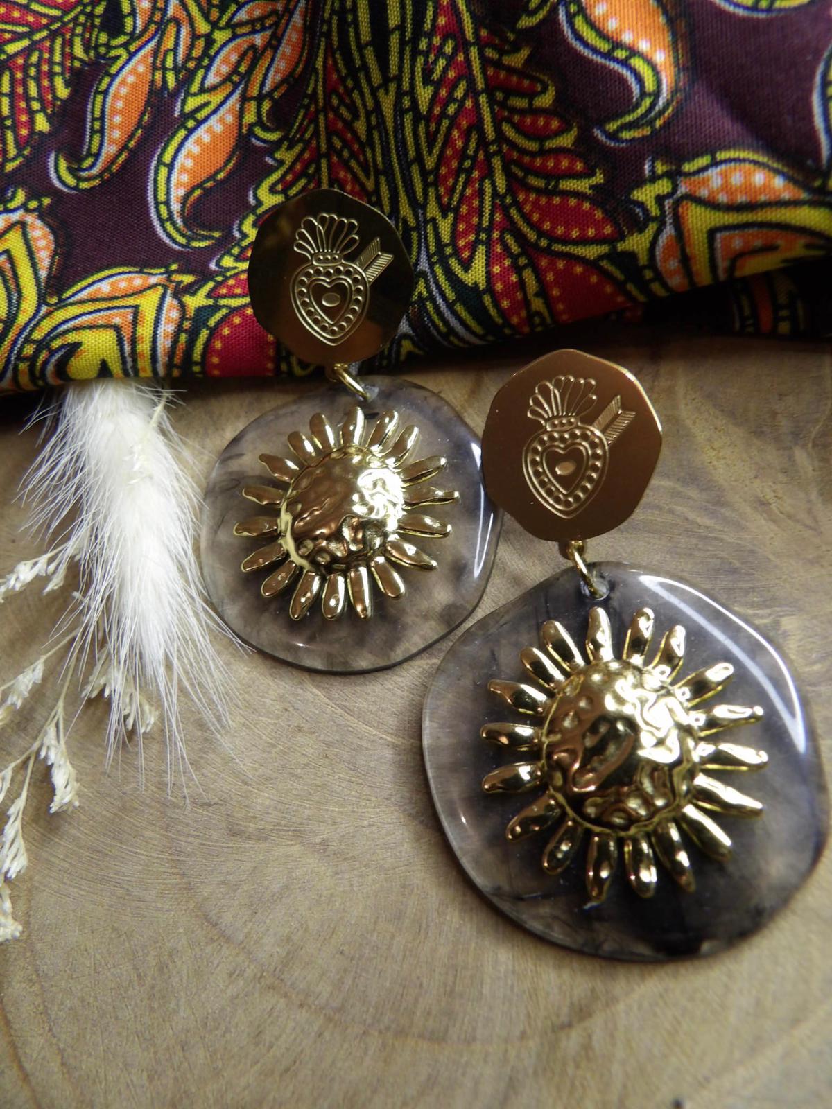 Boucles d'oreilles Ndziya